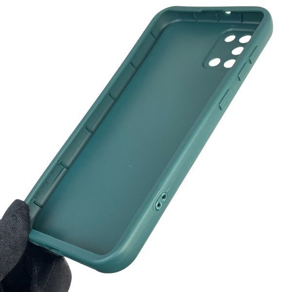 Чехол силиконовый оригинальный Soft Touch с 3D принтом мема сибу для Samsung Galaxy A31 (SM-A315F) темно-зеленый (Полная защита камеры) 0047573 фото