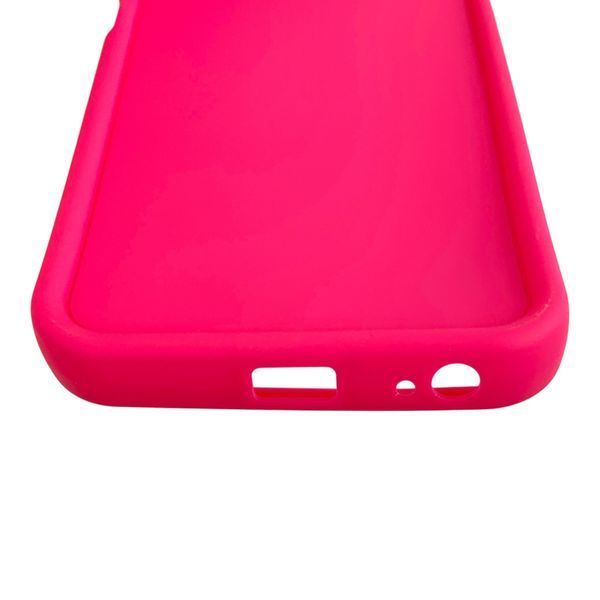 Чехол силиконовый Soft Touch для Tecno Spark Go 3 (KN3) малиновый (Полная защита камеры) 0054482 фото