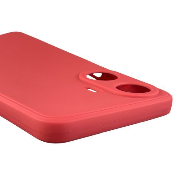 Чохол для Realme C55 з квадратними гранями із захистом камери на реалмі с55 червоний 0012552 фото