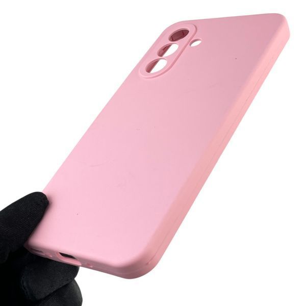 Чехол для Samsung Galaxy A26 (SM-A266) силиконовый с микрофиброй нескользящий на самсунг а26 розовый 0031885 фото