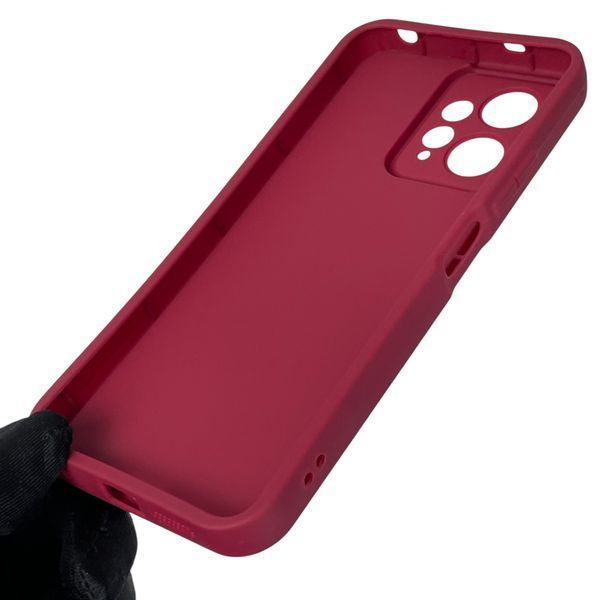 Чохол силіконовий Soft Touch для Xiaomi Redmi Note 12 4G бордовий (Повний захист камери) 0044105 фото