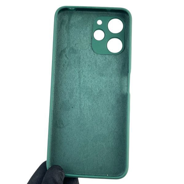 Чохол для Xiaomi Redmi 12 4G силіконовий з мікрофіброю нековзний на сяомі редмі 12 4г зелений 0032580 фото