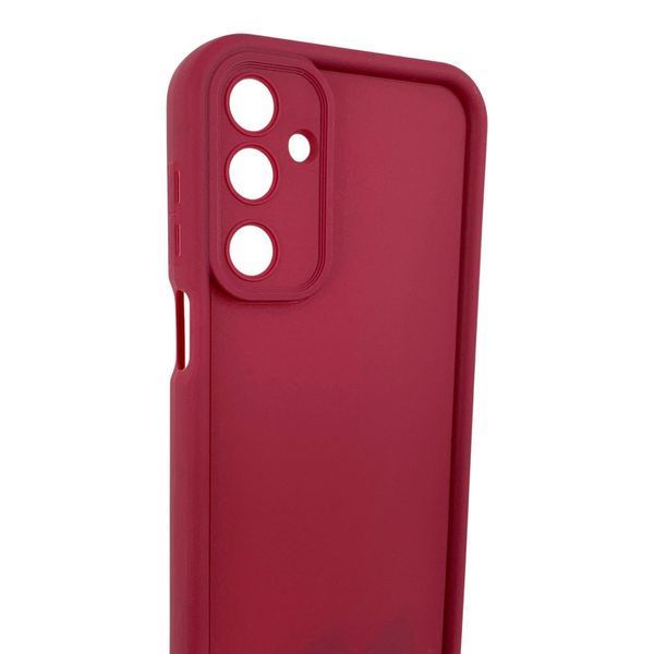 Чохол силіконовий Soft Touch для Samsung Galaxy M16 5G (M166P) бордовий (Повний захист камери) 0053893 фото
