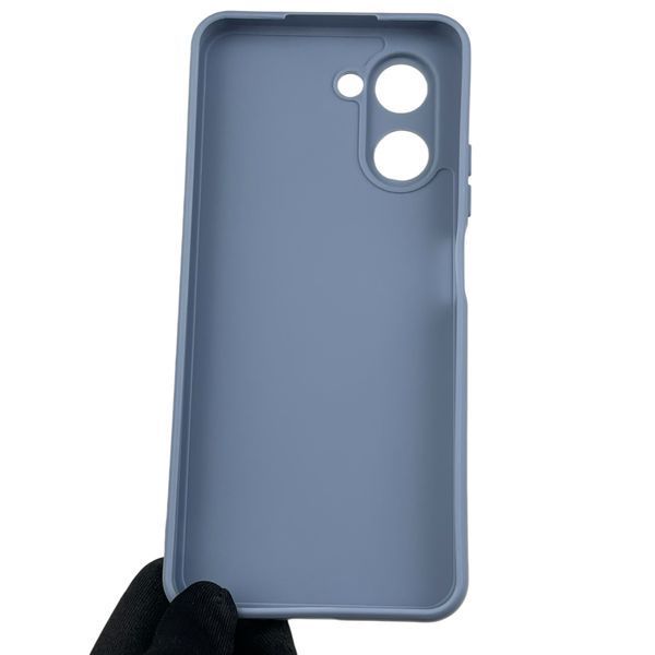 Чехол для OPPO A17k с квадратными гранями с защитой камеры на оппо а17к голубой 0012502 фото