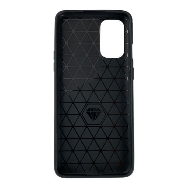 Чохол для OnePlus 9R чорний карбон (карбоновий візерунок) 0060020 фото