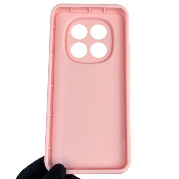 Чехол силиконовый оригинальный Soft Touch с 3D принтом мема сибу для Xiaomi Redmi Note 14 Pro Plus розовый (Полная защита камеры) 0047974 фото