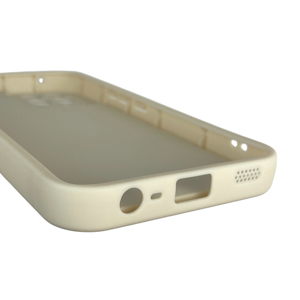 Чехол силиконовый Soft Touch с 3D принтом Майнкрафт для Realme 8 Pro молочный (Полная защита камеры) 0041088 фото
