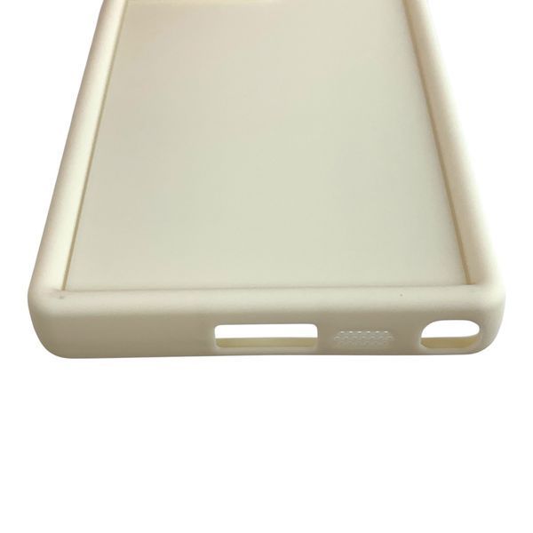 Чехол силиконовый Soft Touch для Samsung Galaxy S23 Ultra молочный (Полная защита камеры) 0054088 фото
