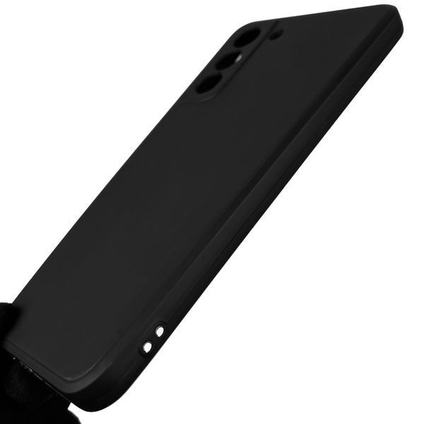 Чохол для Samsung Galaxy S21 FE SM-G990B із квадратними гранями із захистом камери на самсунг с21 фе чорний 0001275 фото