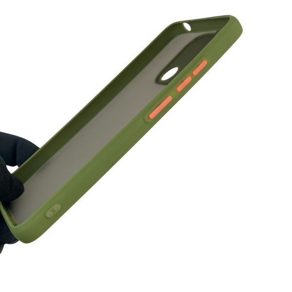 Чохол для телефона Xiaomi Redmi 12C з високими бортами із захистом камери на сяомі редмі 12с зелений 0026208 фото