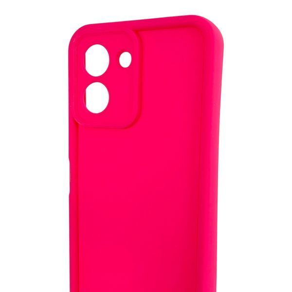 Чехол силиконовый Soft Touch для Tecno Spark Go 3 (KN3) малиновый (Полная защита камеры) 0054482 фото