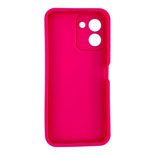 Чехол силиконовый Soft Touch для Tecno Spark Go 3 (KN3) малиновый (Полная защита камеры) 0054482 фото