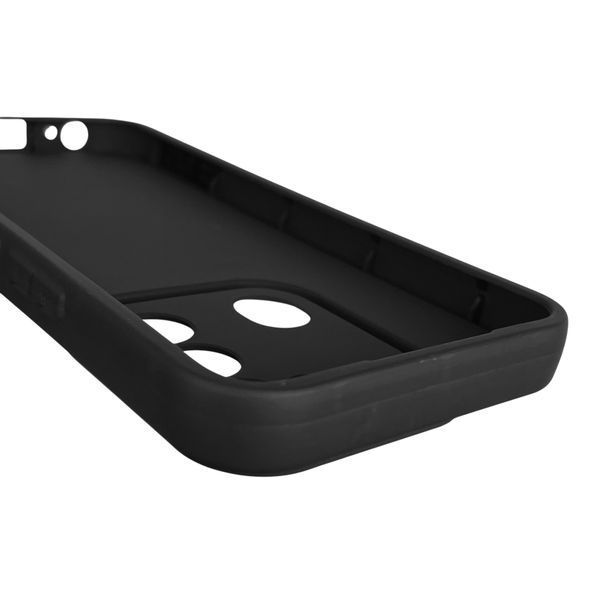 Чехол силиконовый оригинальный Soft Touch с 3D принтом смешного теда мишки для TECNO Spark Go 2022 (KG5m) черный (Полная защита камеры) 0048760 фото