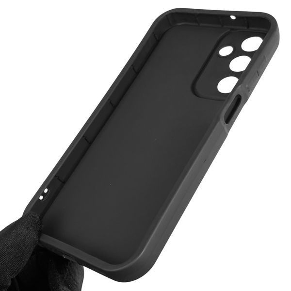 Чехол силиконовый оригинальный Soft Touch с 3D принтом волшебной минни маус для Samsung Galaxy A25 5G (SM-A256B) черный (Полная защита камеры) 0049745 фото