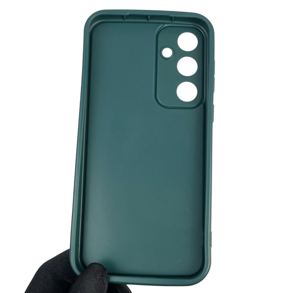 Чехол силиконовый Soft Touch для Samsung Galaxy A35 5G (SM-A356B) темно-зеленый (Полная защита камеры) 0039652 фото