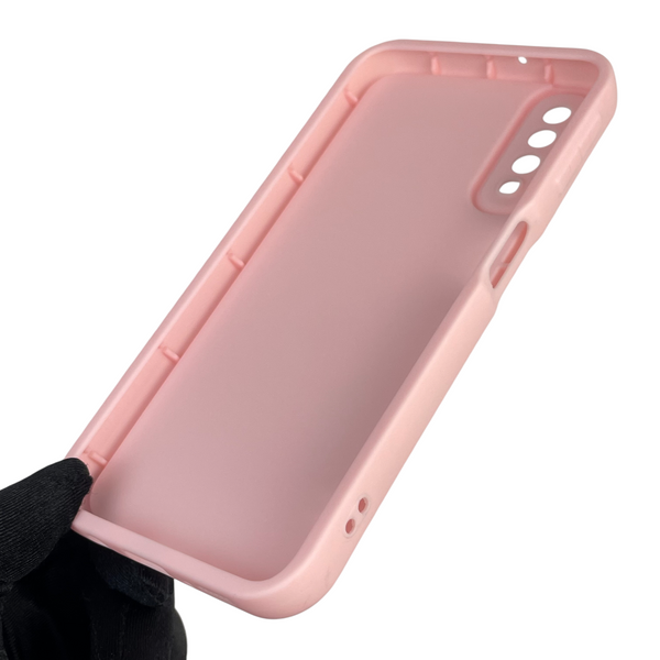Чохол силіконовий Soft Touch для Samsung Galaxy A7 2018 (SM-A750) рожевий (Повний захист камери) 0039703 фото