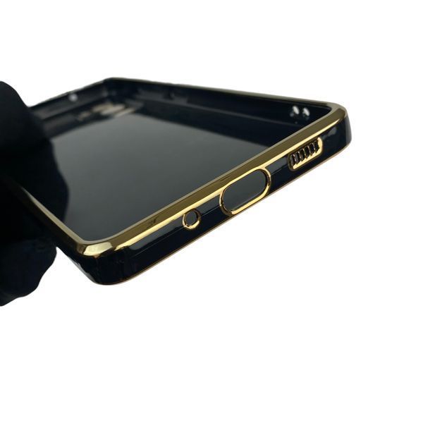 Чехол для Samsung Galaxy S20 FE SM-G780G с защитой камеры с золотой окантовкой на самсунг с20 фе черный gs1 0019810 фото