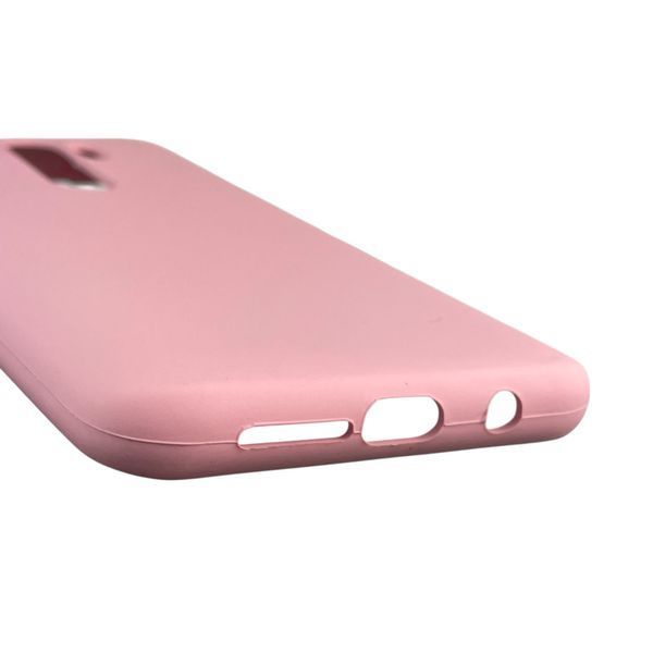 Чохол для Xiaomi Redmi Note 8 Pro силіконовий з мікрофіброю нековзний на сяомі редмі нот 8 про рожевий 0032784 фото