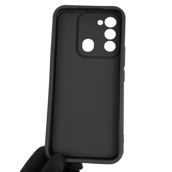 Чехол силиконовый оригинальный Soft Touch с 3D принтом смешного теда мишки для TECNO Spark Go 2022 (KG5m) черный (Полная защита камеры) 0048760 фото
