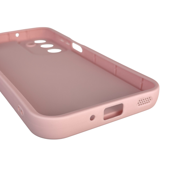Чохол силіконовий Soft Touch з 3D принтом жіночим для Samsung Galaxy A16 (SM-A165) пудровий (Повний захист камери) 0042655 фото