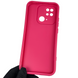 Чехол силиконовый Soft Touch с 3D принтом Майнкрафт для Xiaomi Poco C40 малиновый (Полная защита камеры) 0041410 фото 2