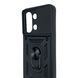 Чехол противоударный для Xiaomi Redmi 15C EU с магнитной пластиной со шторкой на камере черный 0050869 фото 6