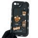 Чехол для Apple iPhone 7 с 3д рисунком детский женский объёмный на айфон 7 черный 0013342 фото 1
