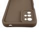 Чохол силіконовий Soft Touch для Motorola G22 коричневий (Повний захист камери) 0054375 фото 5