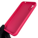 Чехол силиконовый оригинальный Soft Touch с 3D принтом милый мишка для Xiaomi Redmi 9A малиновый (Полная защита камеры) 0043716 фото 3
