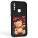 Чохол силіконовий Soft Touch з 3D принтом милий ведмедик для Oppo A31 чорний (Повний захист камери) 0044988 фото 1
