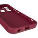 Чохол силіконовий Soft Touch з 3D принтом для TECNO Spark 8C (KG5k) бордовий (Повний захист камери) 0044664 фото 5