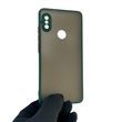 Чехол для телефона Xiaomi Redmi Note 5 с высокими бортами с защитой камеры на сяоми редми нот 5 темно-зеленый