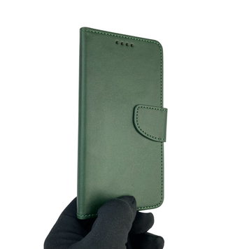 Чехол-книжка для телефона Huawei P Smart Z кожанная с магнитной застежкой на хуавей п смарт з зеленая 0025212 фото