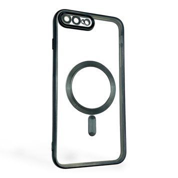 Чохол для Apple iPhone 8 Plus з лінзами на камері з MagSafe на айфон 8 плюс чорний 0034543 фото