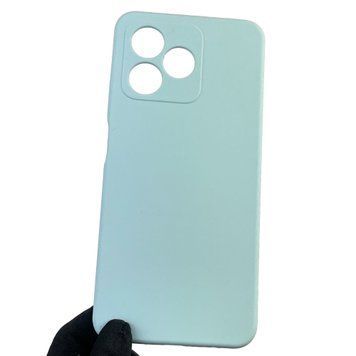 Чехол для Realme C51 силиконовый с микрофиброй нескользящий на реалми с51 голубой 0031801 фото