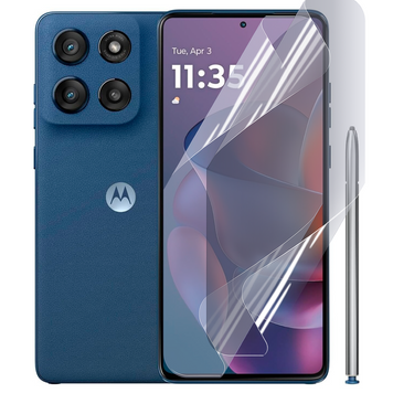 Плёнка гидрогелевая для Motorola Moto Edge 60 Stylus МАТОВАЯ на моторола эдж 60 стилус прозрачная 0033672 фото