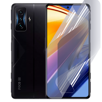Плёнка гидрогелевая для Xiaomi Poco F4 GT МАТОВАЯ противоударная на сяоми поко ф4 гт прозрачная 0003967 фото