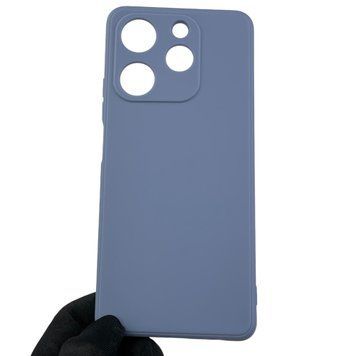 Чехол для Tecno Spark 10 Pro (KI7) с квадратными гранями с защитой камеры на техно спарк 10 про голубой 0012653 фото