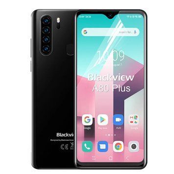 Антишпигун приватна плівка гідрогелева для Blackview A80 Plus на блекв'ю а80 плюс прозора 0031366 фото