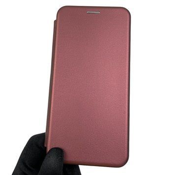 Чехол-книжка для Samsung Galaxy A11 SM-A115F с подставкой на самсунг а11 бордовая 0002183 фото