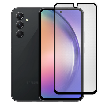Защитное стекло МАТОВОЕ для телефона Samsung Galaxy A54 5G (SM-A546E) противоударное на самсунг а54 5г черное 0039042 фото