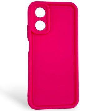 Чехол силиконовый Soft Touch для Oppo A17 малиновый (Полная защита камеры) 0054315 фото