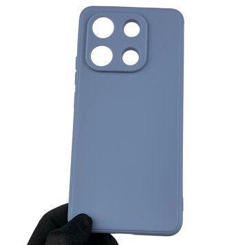 Чохол для Xiaomi Redmi Note 13 4G з квадратними гранями із захистом камери на сяомі редмі нот 13 4г блакитний 0012855 фото