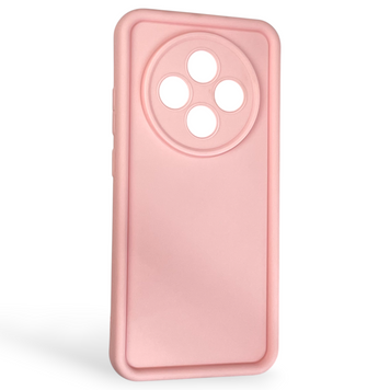 Чехол силиконовый Soft Touch для Oppo Reno 12F розовый (Полная защита камеры) 0043994 фото