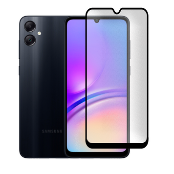 Защитное стекло МАТОВОЕ для телефона Samsung Galaxy A05 (SM-A055) противоударное на самсунг а05 черное 0039026 фото