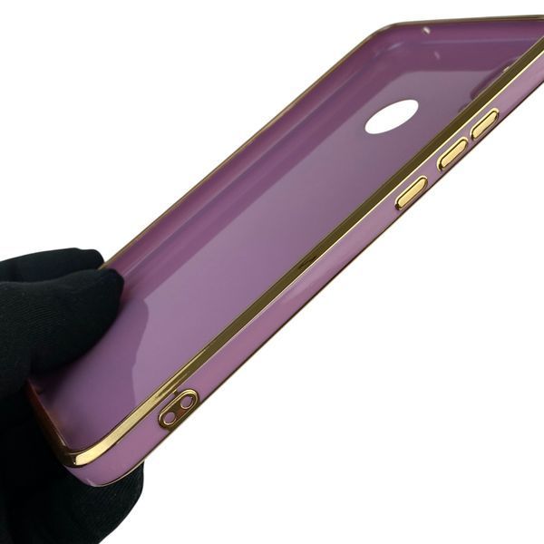 Чехол для Huawei Nova 3i с кольцом MagSafe с золотой окантовкой на хуавей нова 3и черничный gs1 0021815 фото