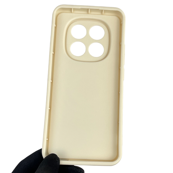 Чехол силиконовый Soft Touch для Xiaomi Redmi Note 14 Pro Plus молочный (Полная защита камеры) 0040039 фото