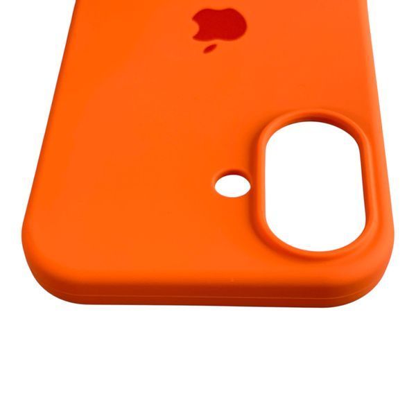 Чехол Silicone Case для Apple iPhone 17 абрикосовый Apricot (софт-тач, микрофибра внутри) 0061932 фото