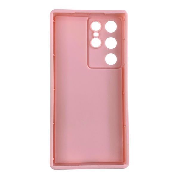 Чехол силиконовый Soft Touch для Samsung Galaxy S23 Ultra розовый (Полная защита камеры) 0054089 фото