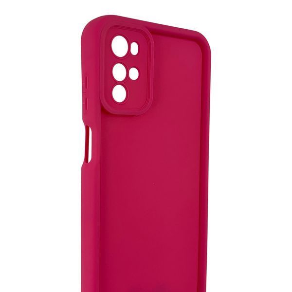 Чохол силіконовий Soft Touch для Motorola G22 малиновий (Повний захист камери) 0054376 фото